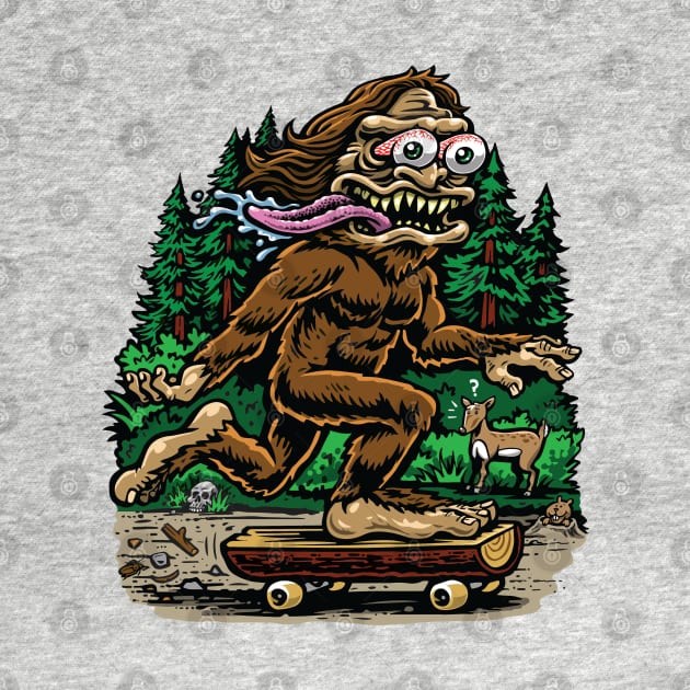 Skatesquatch by jimbophillips